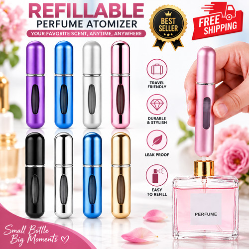 Refillable perfume atomiser - refillable, 5