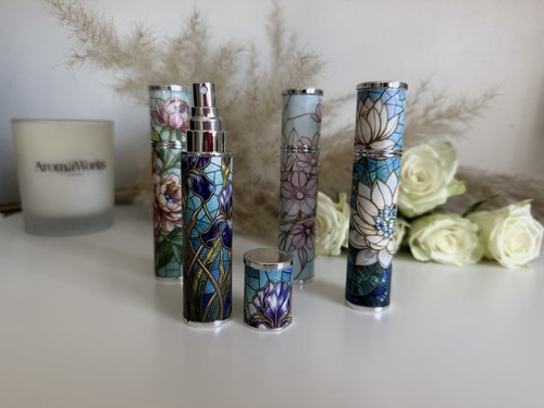 10ml floral stained glass - stained,