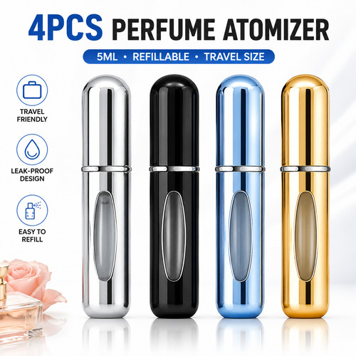4pcs perfume atomizer 5ml - 4pcs,