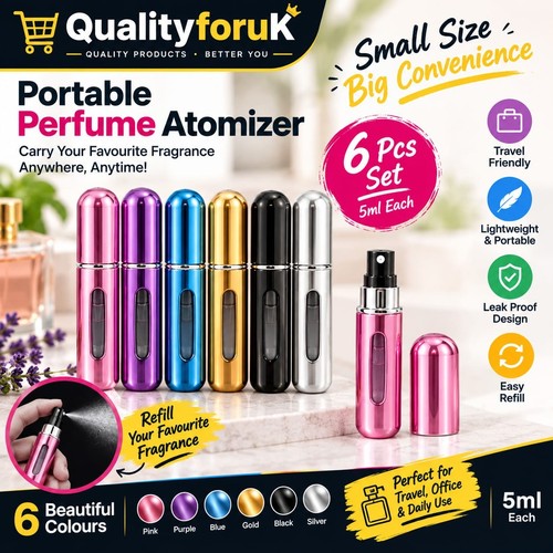 6pcs atomizer refillable - 6pcs,