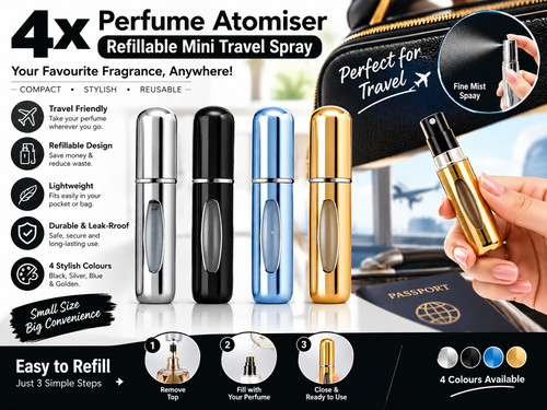 Perfume atomiser refillable - perfume,