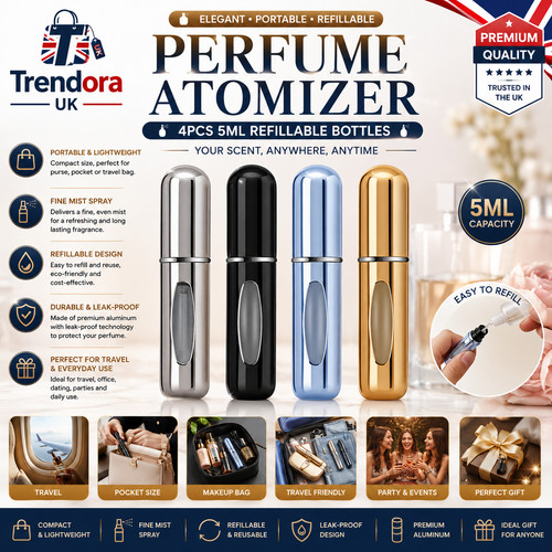 4pcs 5ml refillable perfume - 4pcs,